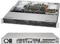 Supermicro SC813M FTQC-350CB2 - teline - asennettava - 1U - ATX - SATA/SAS - hot-swap 350 Watt - musta musta