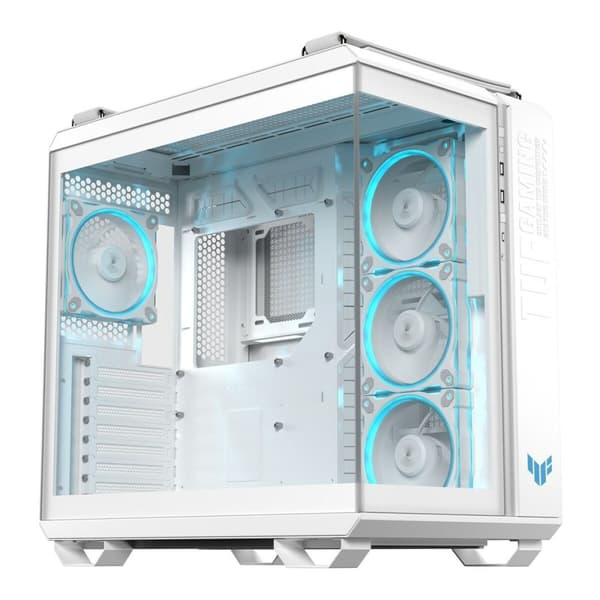 ATX Semi-tårn kasse Asus 90DC0093-B19010 Hvid