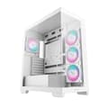 Pikkukuva 1 / 11: ATX semi-tornikotelo DEEPCOOL R-CG580-WHADA4-G-1 Valkoinen Monivärinen