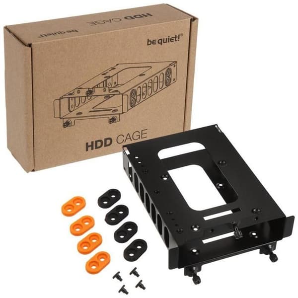 Hårddiskrack - be quiet! - HDD-bur - Svart - 3 års garanti - Typ: HDD-rack