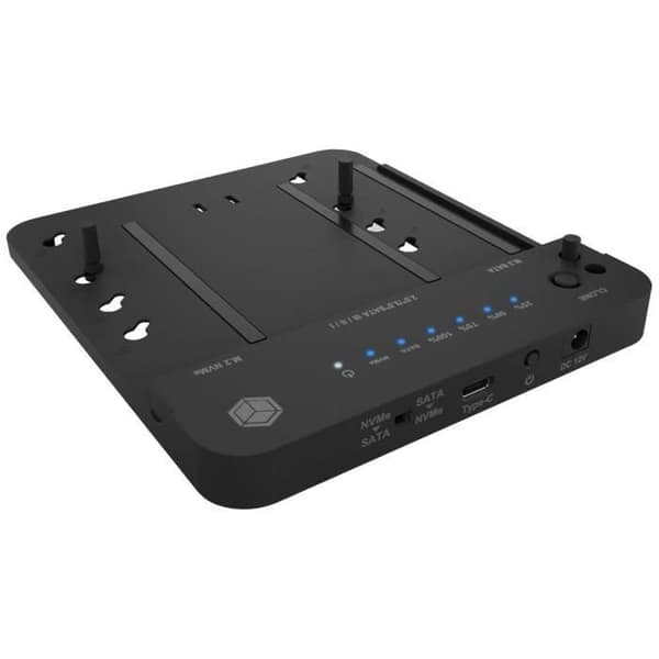 ICY BOX IB-2915MSCL-C31 USB-C® USB 3.2 (Gen 2) M.2 PCIe NVMe, M.2 SATA, SATA I, SATA II, SATA III Po Copy Station