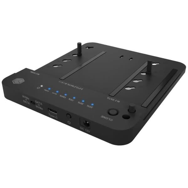 ICY BOX IB-2915MSCL-C31 USB-C® USB 3.2 (Gen 2) M.2 PCIe NVMe, M.2 SATA, SATA I, SATA II, SATA III Po Copy Station