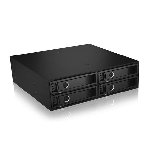ICY BOX IB-2242SSK mobilställ för 4 hårddiskar - SSD 2,5' SATA - SAS i 5,25' utrymme