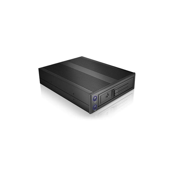 RaidSonic ICY BOX IB-176SSK-B - Mobilt förvaringsställ med fläkt - 3,5" - svart