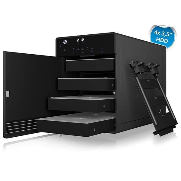 Drive bay - RAIDSONIC - ICY BOX IB-3740-C31 - USB 3.1 Gen 2 - Integrerad kylfläkt