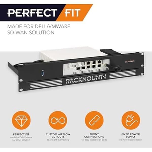 Rackmount.IT Kit kompatibel med Dell/VMware SD-WAN Edge 600-serien