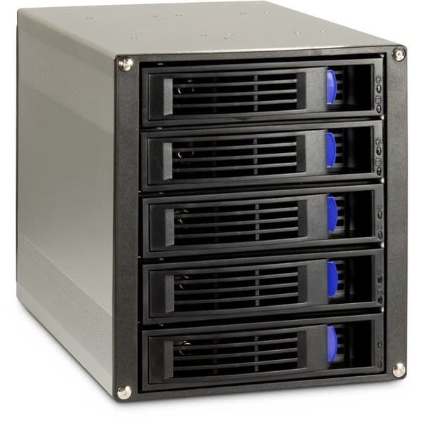 Inter-Tech Rack avtagbar 3x 5 Svart