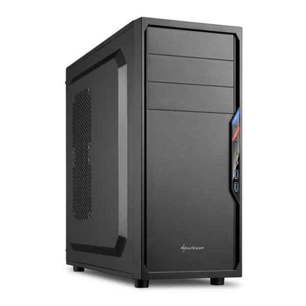 ATX Semitorn Sharkoon VS4-V Svart Svart