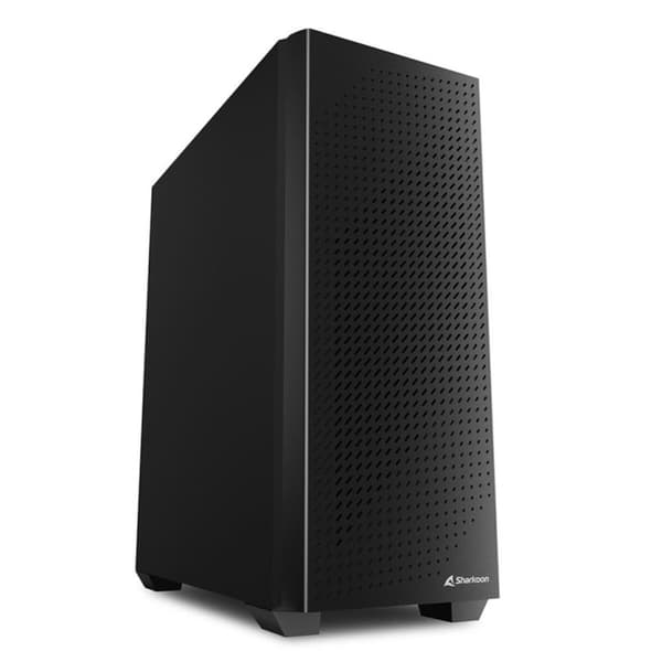 ATX Semitorn Sharkoon VS9 Svart Svart