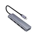 Miniatyrbild 1 av 6: USB-hub - Ugreen - 4 portar - Hastighet 5Gbps - Aluminium - Extern strömförsörjning