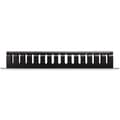 Miniatyrbild 3 av 4: Kabelhanteringspanel - STARTECH - CMDUCT1UX - 1U - Svart - Guide med lock