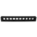 Miniatyrbild 4 av 4: Kabelhanteringspanel - STARTECH - CMDUCT1UX - 1U - Svart - Guide med lock