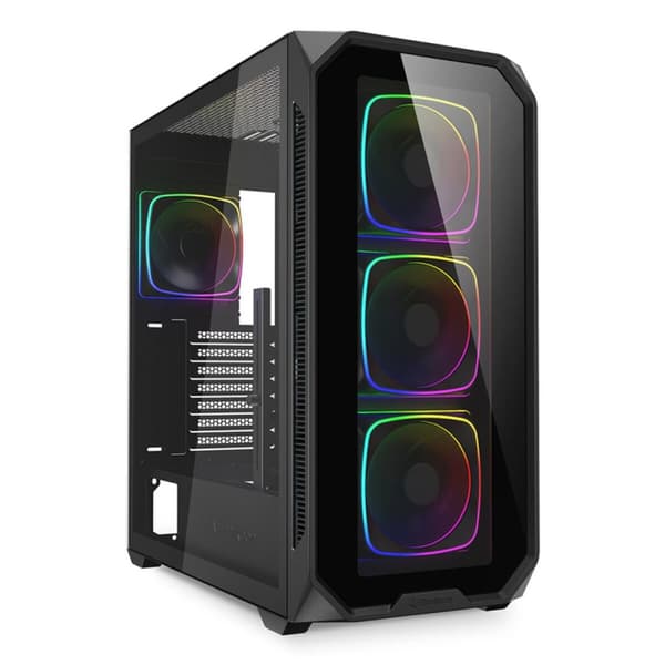 ATX Semitorn Sharkoon AK5G RGB Svart