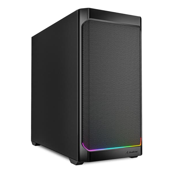 ATX Semi-tårn kasse Sharkoon MK4 Sort Sort