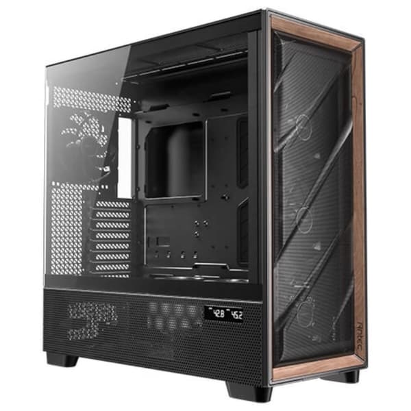 ATX semi-tornikotelo Antec FLUX PRO EUV Musta Puu musta, Puu