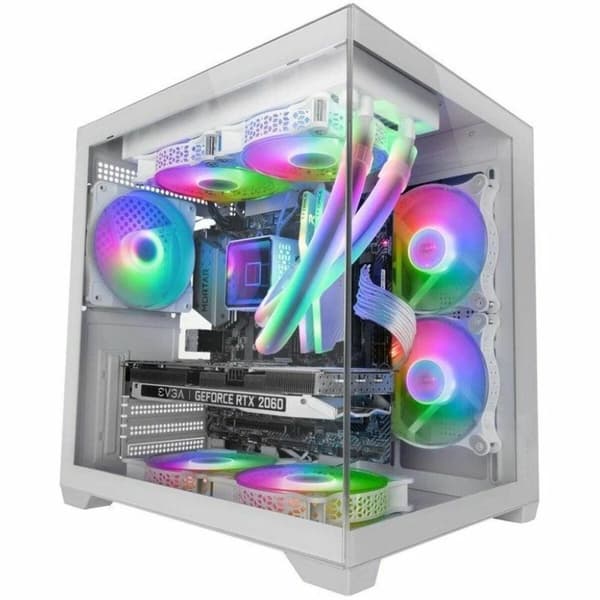 ATX Semitorn Mars Gaming MCVIEW2W Vit