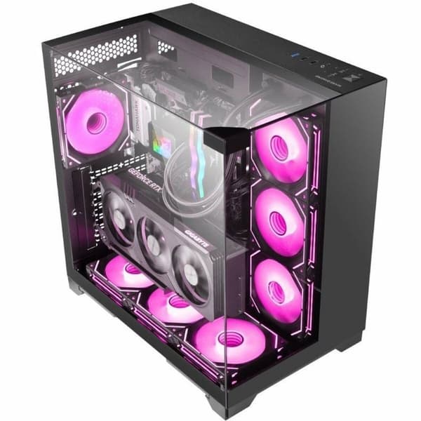 Minitorn Micro ATX / ITX Mars Gaming MCVISION Svart