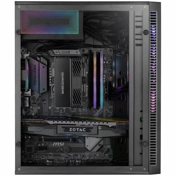 ATX Semitorn Mars Gaming MCBLAZE Svart
