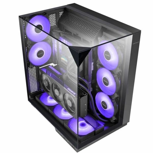 ATX semi-tornikotelo Mars Gaming MC3GF Musta