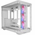 Miniatyrbillede 3 af 5: ATX Semi-tårn kasse Mars Gaming MCREVW Hvid
