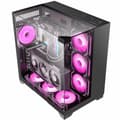Miniatyrbilde 2 av 5: Mini-tårnboks ATX/ITX Mars Gaming MCVISION Svart