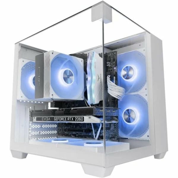 ATX Semi-tårn Boks Mars Gaming MCVISIONMW Hvit
