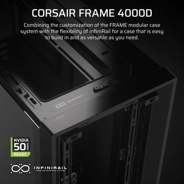 ATX Semitorn Corsair Svart