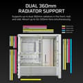 Miniatyrbild 7 av 11: ATX Semitorn Corsair Vit