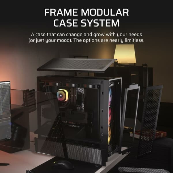ATX Semitorn Corsair Svart