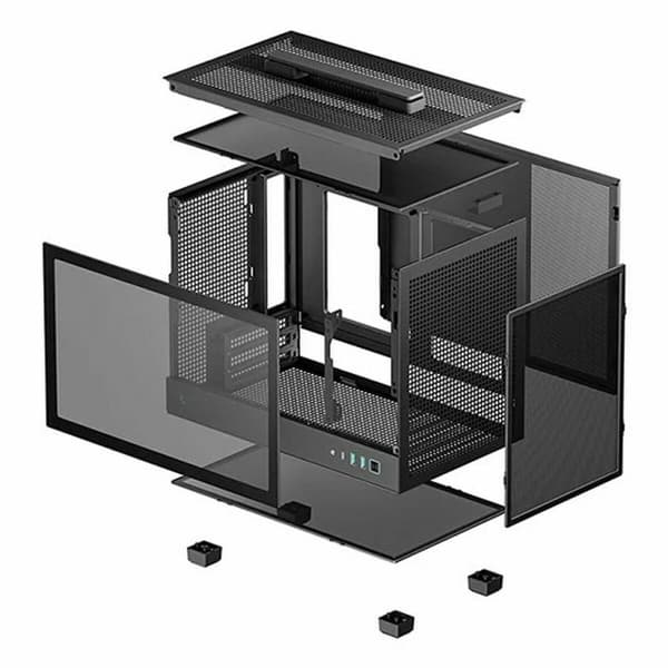 ATX Semi-tårn kasse DEEPCOOL Sort