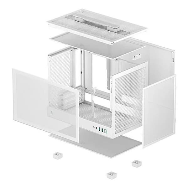 ATX Semi-tårn kasse DEEPCOOL Hvid