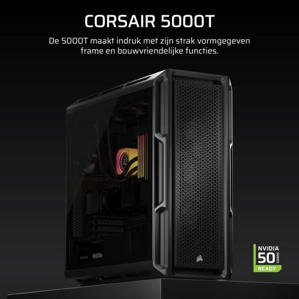 ATX Semitorn Corsair Svart