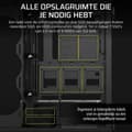 Miniatyrbild 7 av 11: ATX Semitorn Corsair Svart