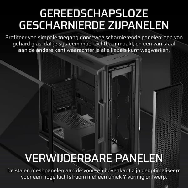 ATX Semitorn Corsair Svart