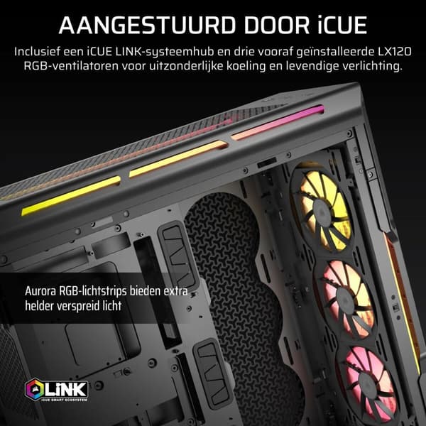 ATX semi-tornikotelo Corsair Musta