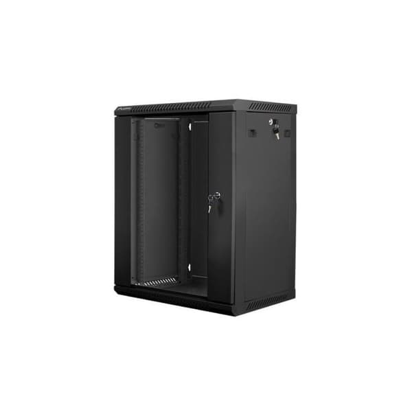 Lanberg WF01-6415-10B Väggmonterad Rack 19 demonterad Flat Pack 15U/600x450mm juodas