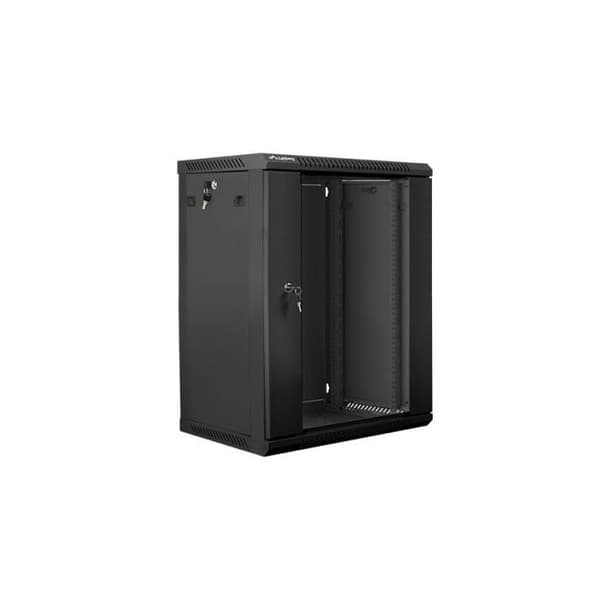 Lanberg WF01-6415-10B Väggmonterad Rack 19 demonterad Flat Pack 15U/600x450mm juodas