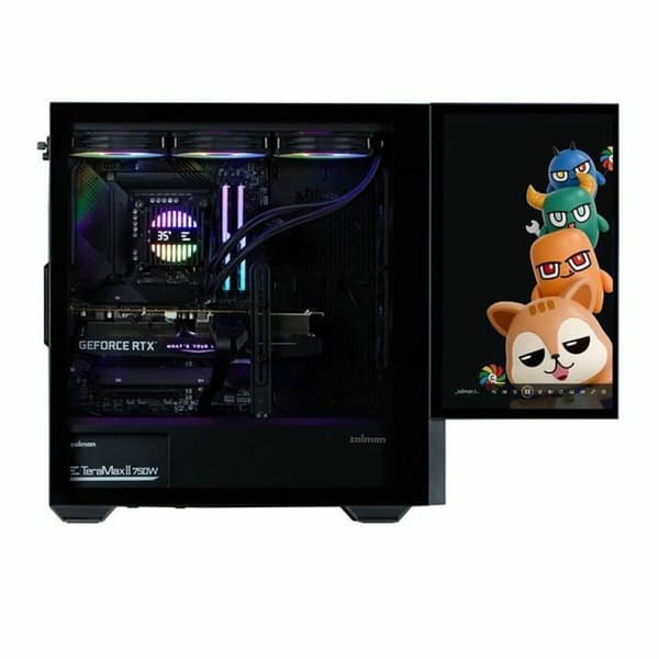 ATX Semi-tårn kasse Zalman E-AT Sort