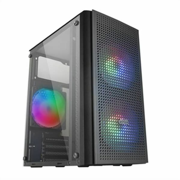 ATX Semi-tårn kasse Mars Gaming MC300 Sort LED RGB RGB mATX