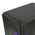 Miniatyrbillede 8 af 11: ATX Semi-tårn kasse Mars Gaming MC300 Sort LED RGB RGB mATX