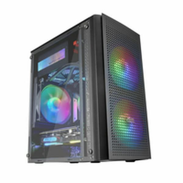 ATX Semi-tårn kasse Mars Gaming MC300 Sort LED RGB RGB mATX