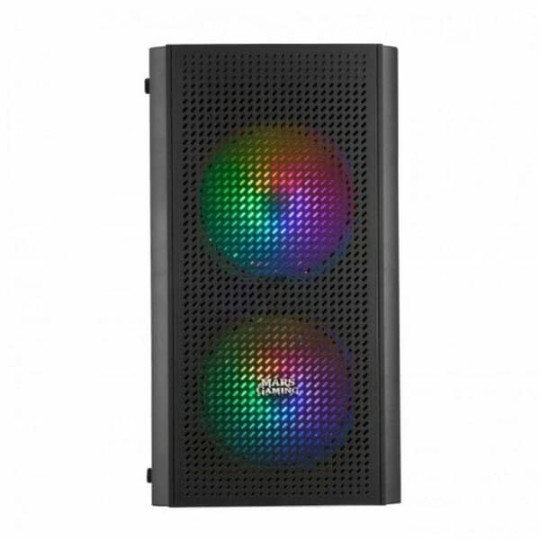 ATX Semi-tårn kasse Mars Gaming MC300 Sort LED RGB RGB mATX Sort