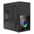 Pikkukuva 1 / 11: ATX semi-tornikotelo Aerocool CS105BK Musta LED RGB mATX