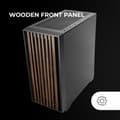 Miniatyrbild 4 av 6: ATX Semitorn Mars Gaming MCWOODDC Svart