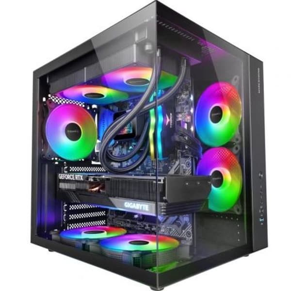 ATX Semitorn Mars Gaming MCVONE Svart