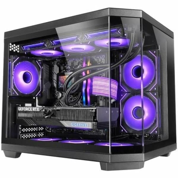 ATX Semitorn Mars Gaming MC3TCOREM Svart Svart