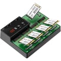 Miniatyrbild 1 av 4: Dockningsstation. Dockning för 5 mSATA SSD USB3.0-länk med KLONNING-funktion. 5GB extern USB-strömförsörjning