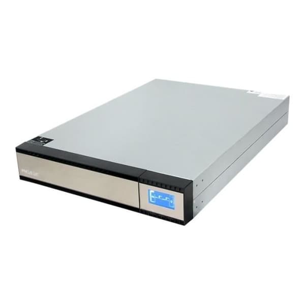Rackmonterbar UPS - Phasak - Pro-Rack 3000 VA Online LCD - 2400 Watt - 3000 VA - RS-232, USB Beige