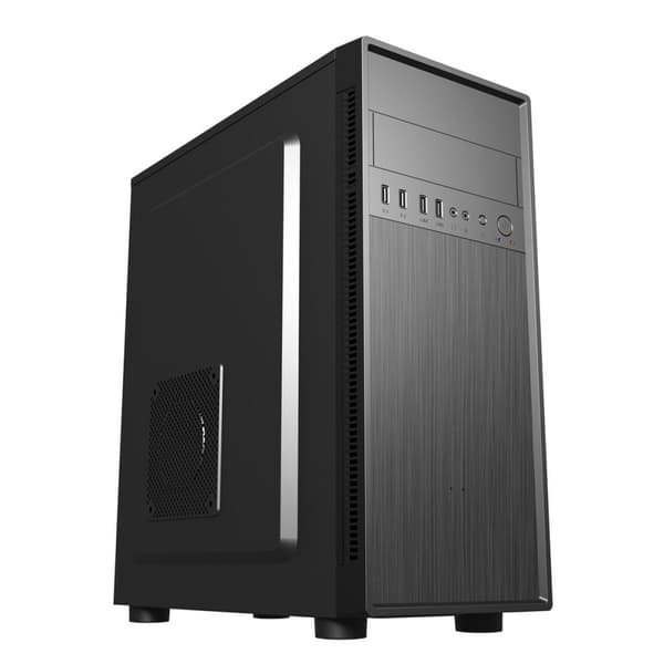 ATX Semi-tårn kasse GEMBIRD CCC-FC-160 Sort Sort