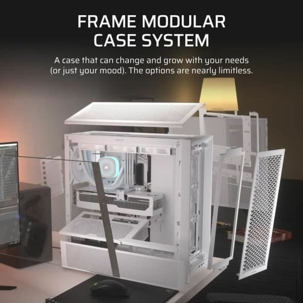 ATX Semi-tårn kasse Corsair Hvid